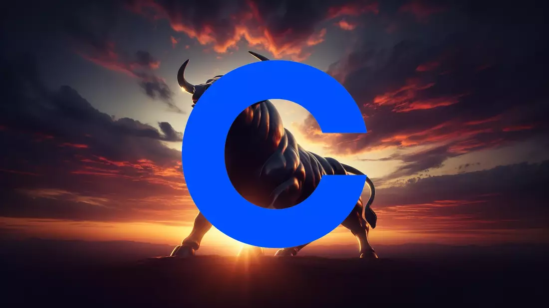 Bernstein’s Bold Call: Coinbase Shares Poised for Major Rally Illustration mit AI erstellt übermittelt durch boerse-global.de