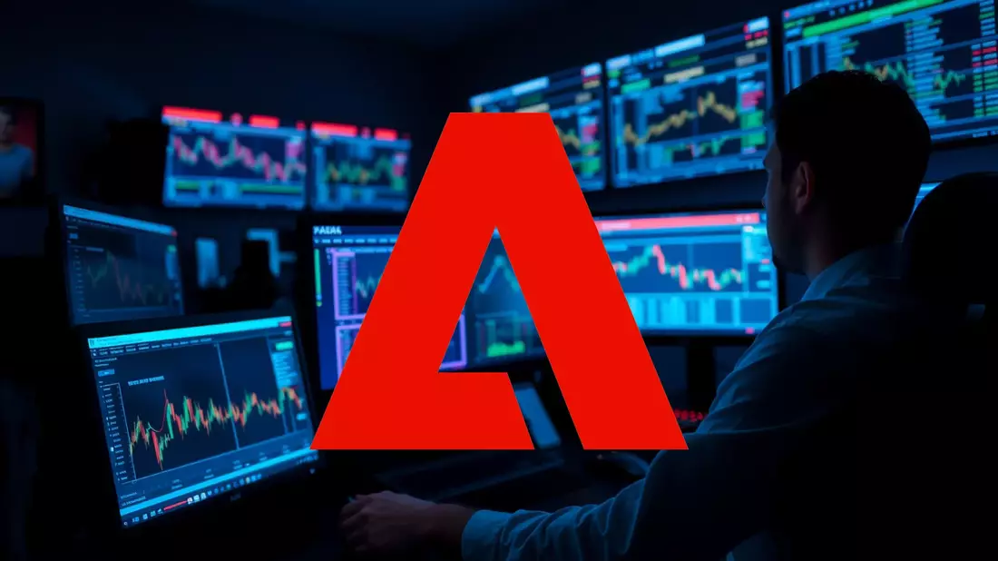 Adobe: El veredicto del mercado llega en diciembre Illustration mit AI erstellt übermittelt durch boerse-global.de