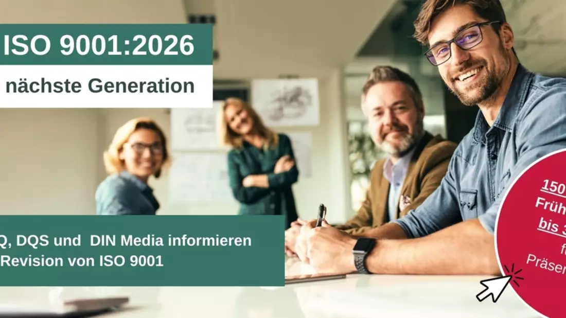 Revision ISO 9001: Tagungsreihe von DGQ, DQS und DIN Media bietet kompakte Orientierung - Bild: presseportal.de