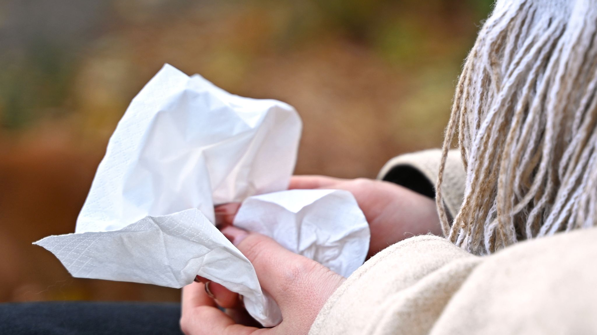 Jetzt brauchen viele Menschen wieder Taschentücher für die laufende Nase. (Symbolbild) - Foto: Elisa Schu/dpa
