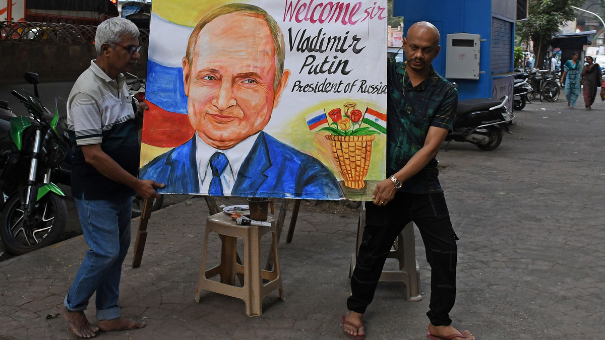 Putin besucht derzeit das langjährige Partnerland Indien. - Foto: Ashish Vaishnav/SOPA Images via ZUMA Press Wire/dpa