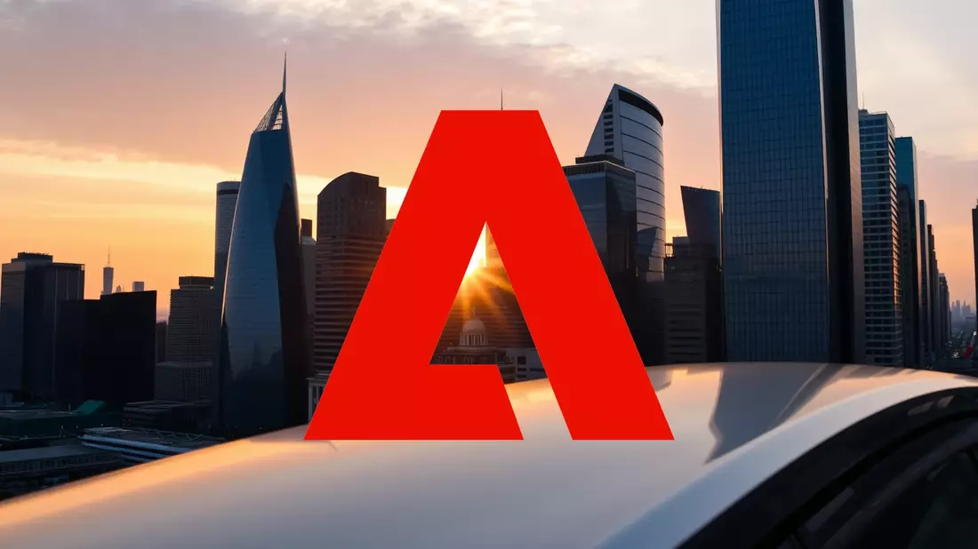Adobe Shares Under Pressure Amid Growth Transparency Concerns Illustration mit AI erstellt übermittelt durch boerse-global.de