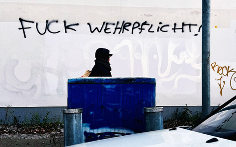 Protest gegen die Wehrpflicht - Foto: ---/dpa