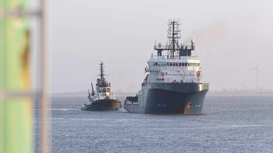 Rügen kehrt vom ersten Einsatz zurück - Bild: presseportal.de