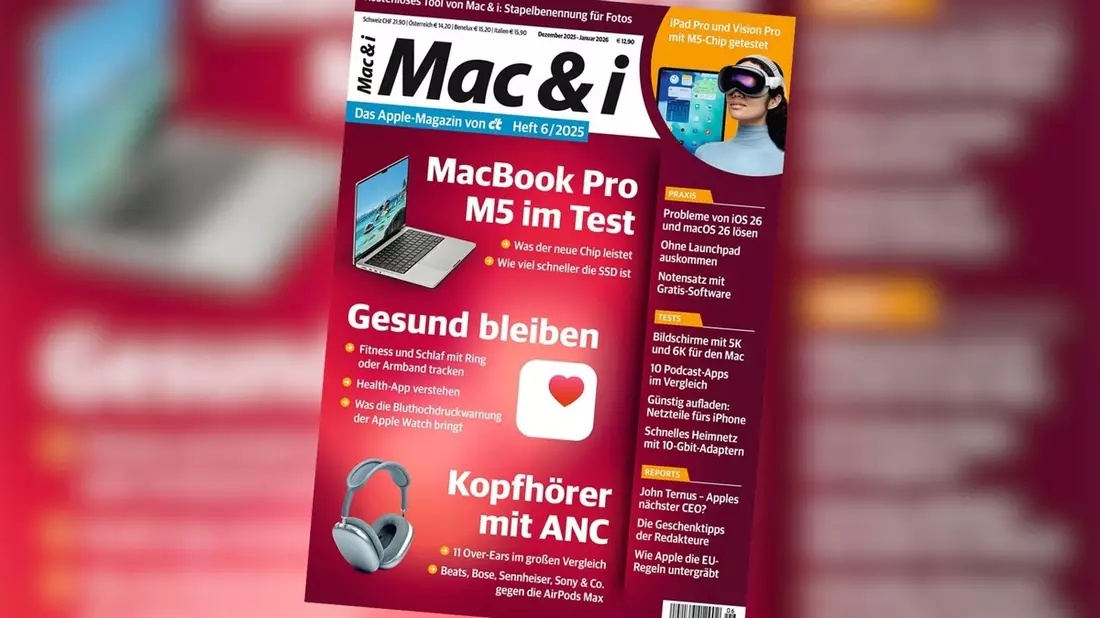 Mac & i: Musikgenuss ohne Störgeräusche / Over-Ear-Kopfhörer mit ANC im Vergleich - Bild: presseportal.de