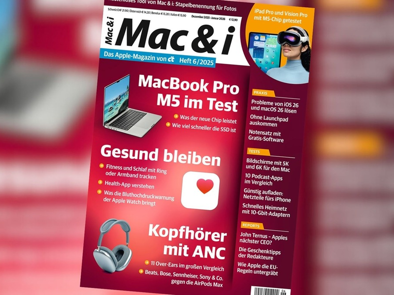 Mac & i: Musikgenuss ohne Störgeräusche / Over-Ear-Kopfhörer mit ANC im Vergleich - Foto: presseportal.de