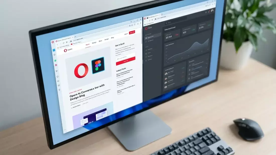 Opera 125: Browser-Update setzt auf Stabilität statt KI-Features Illustration mit AI erstellt übermittelt durch boerse-global.de