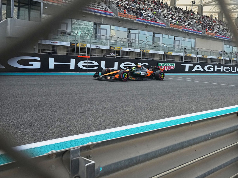 Ein Platz auf dem Podium reicht Norris für den ersten WM-Titel.  - Foto: Fatima Shbair/AP/dpa