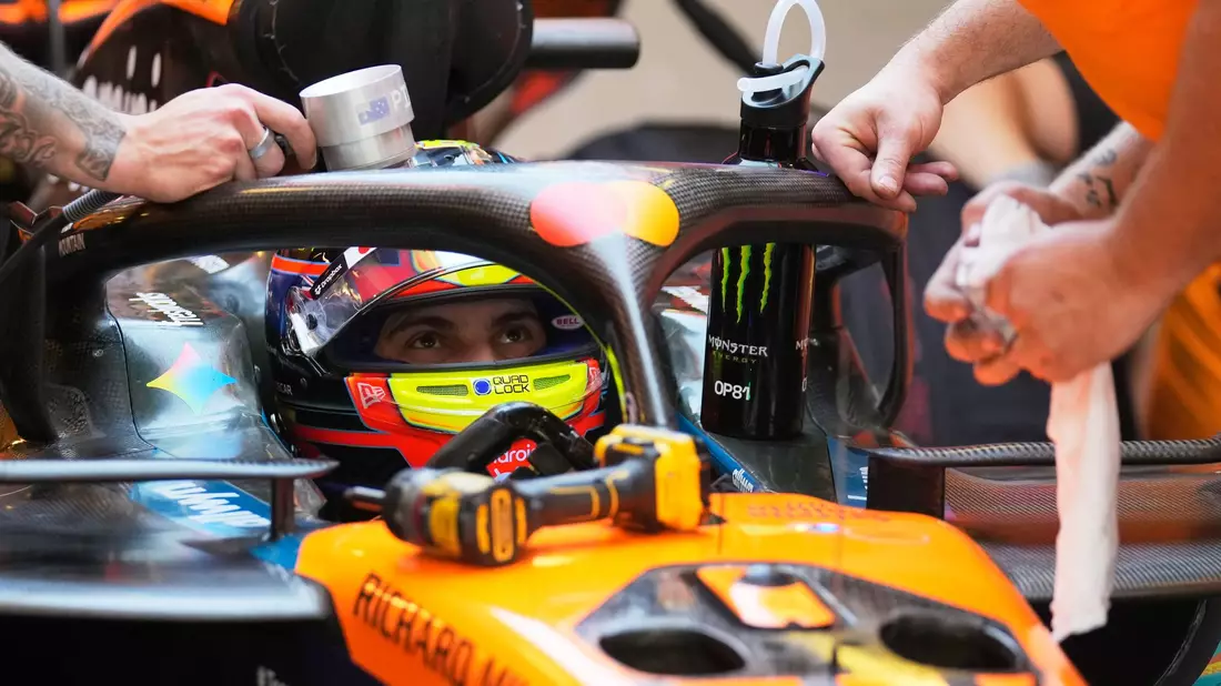 Verstappen versucht alles, um doch noch seinen fünften Titel in Serie zu holen.  - Bild: Altaf Qadri/AP/dpa