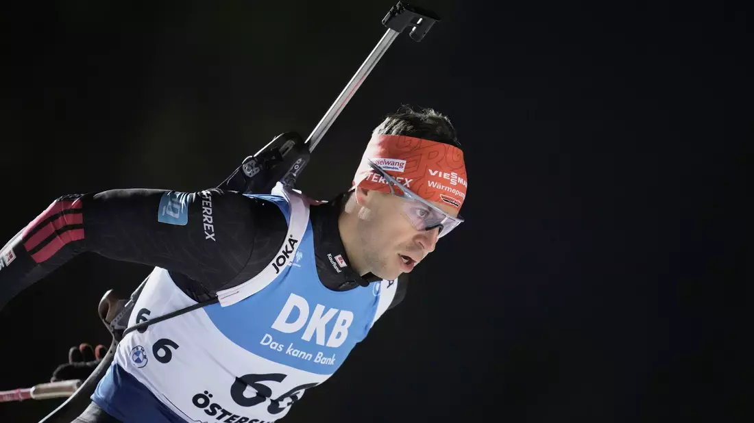  Philipp Horn lief wieder schnell, schoss aber zwei Fehler. - Bild: Björn Larsson Rosvall/TT News Agency/AP/dpa