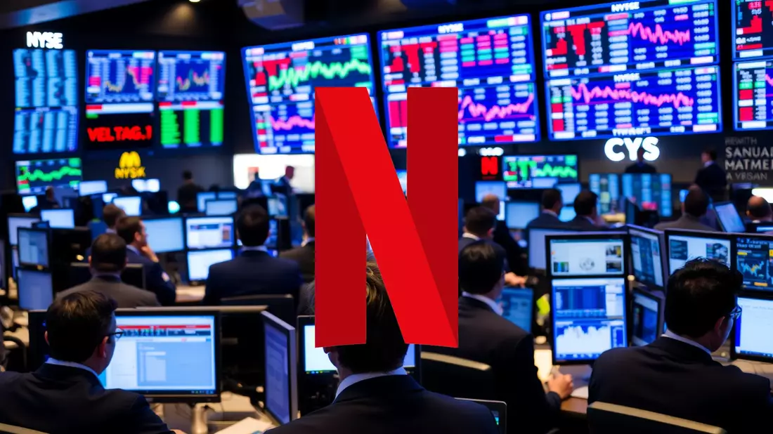 Netflix’s Landmark Acquisition: A Content Powerhouse Emerges Amid Investor Jitters Illustration mit AI erstellt übermittelt durch boerse-global.de