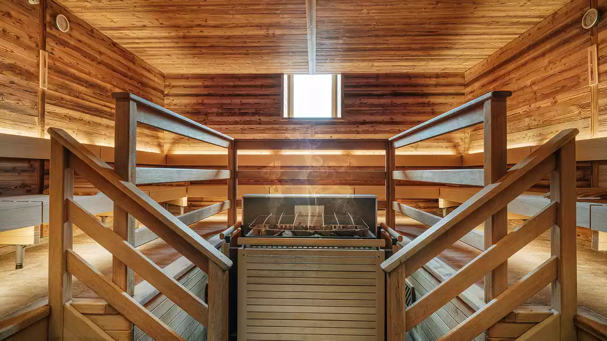 Alpenloft Sauna - Bild: Alpentherme Gastein/Wolkersdorfer über pressetext.de