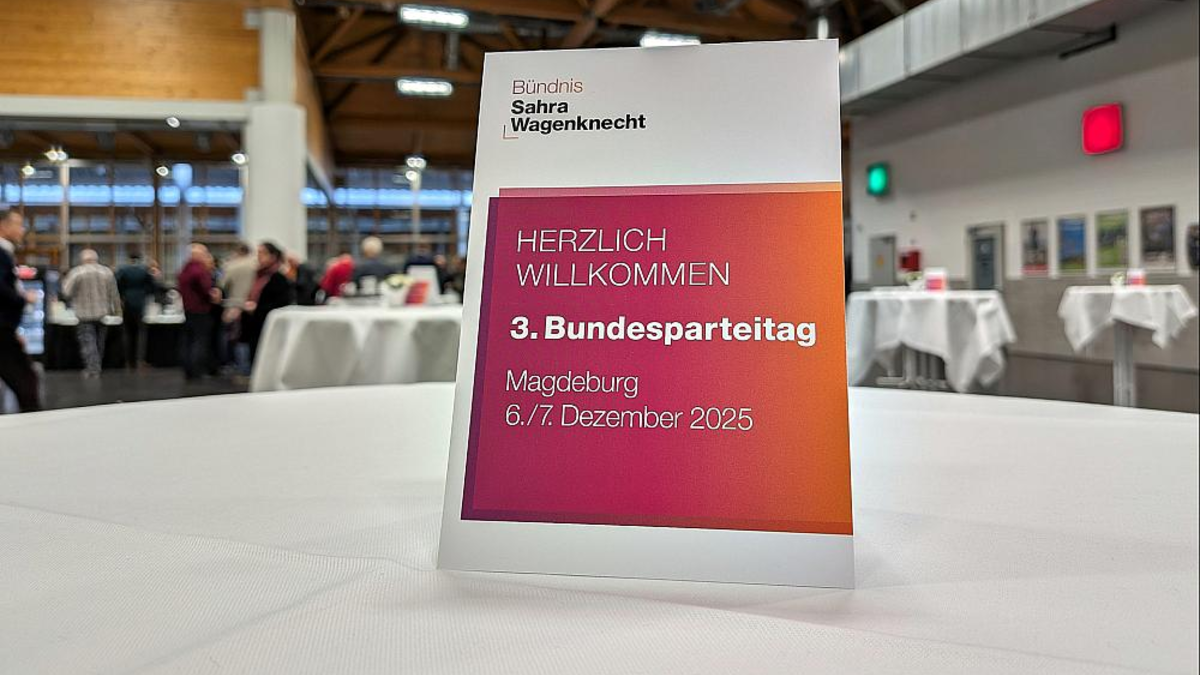 3. BSW-Bundesparteitag im Dezember 2025 - Foto: über dts Nachrichtenagentur