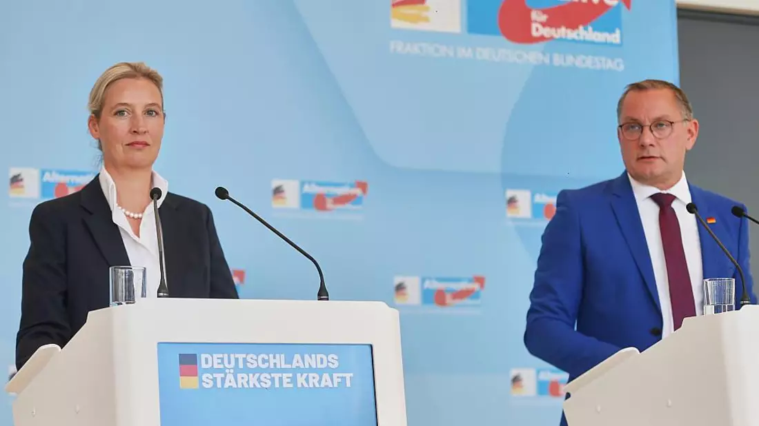 Alice Weidel und Tino Chrupalla (Archiv) - Bild: über dts Nachrichtenagentur