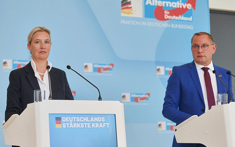 Alice Weidel und Tino Chrupalla (Archiv) - Foto: über dts Nachrichtenagentur
