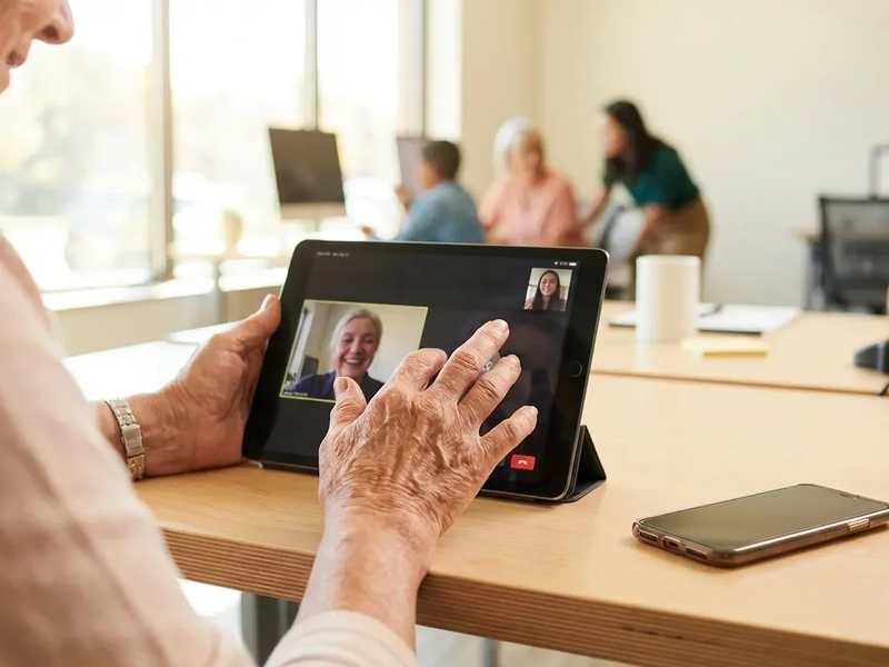 Digitale Seniorenförderung: Vertrauen statt nur Tablets - Foto: über boerse-global.de