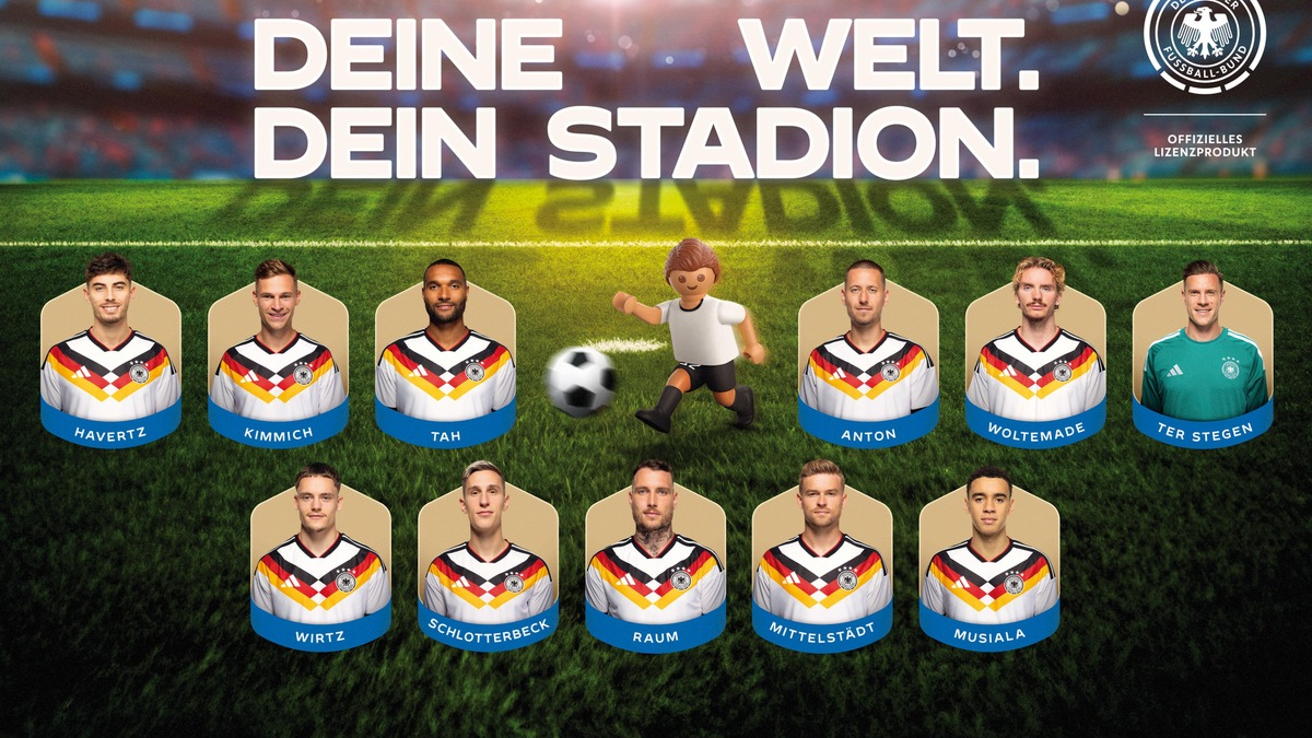 Auf dem Weg zur Fußball-Weltmeisterschaft 2026: Playmobil bringt die Nationalmannschaft ins Spiel - Foto: presseportal.de