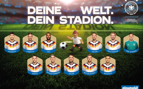 Auf dem Weg zur Fußball-Weltmeisterschaft 2026: Playmobil bringt die Nationalmannschaft ins Spiel - Foto: presseportal.de