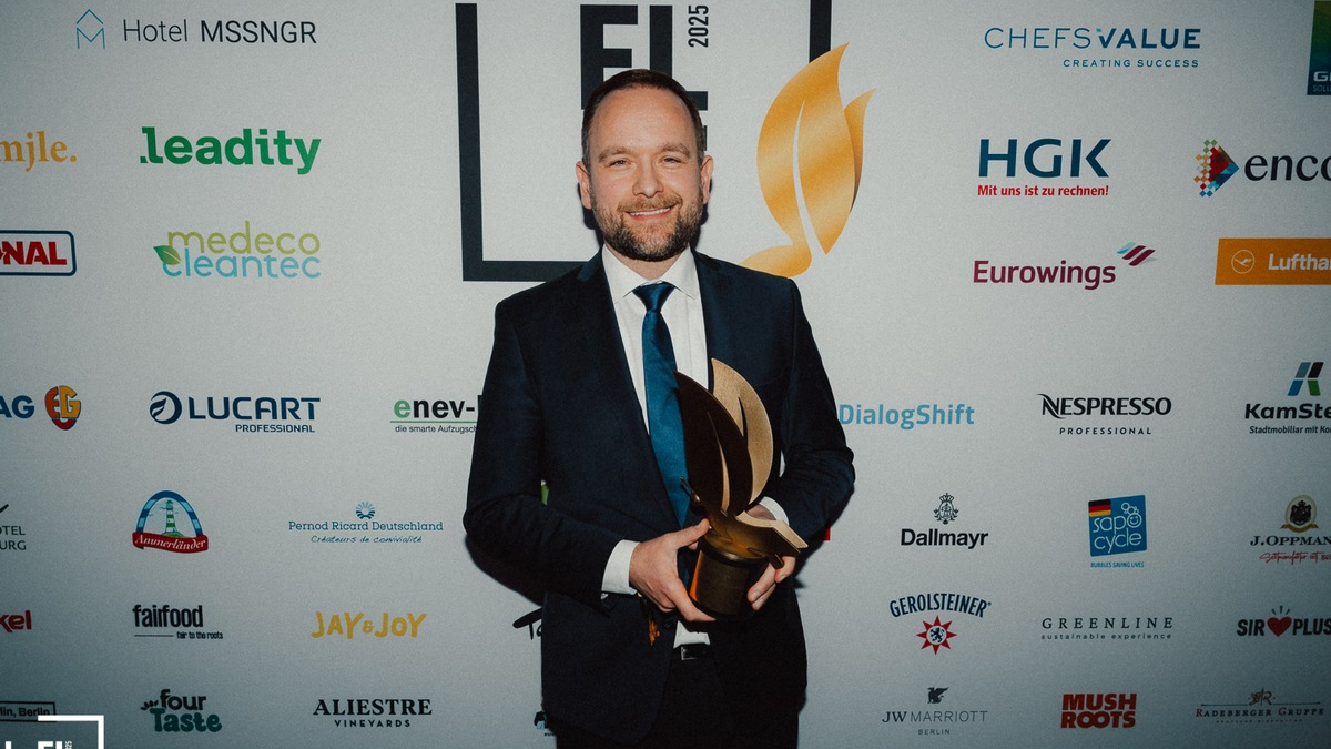 Auszeichnung für nachhaltige Gemeinschaftsverpflegung / Klüh Catering gewinnt GREEN MONARCH Award 2025 - Foto: presseportal.de