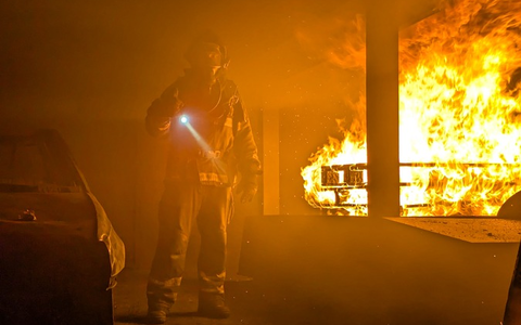 FW-KLE: Realbrandausbildung Modul 2 absolviert - Foto: presseportal.de