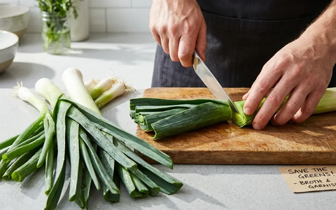 Lauch: Das grüne Ende gehört auf den Teller - Foto: über boerse-global.de