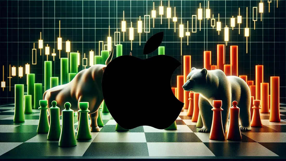 Apple en la mira: Objetivos récord y rumores en la cúpula Illustration mit AI erstellt übermittelt durch boerse-global.de