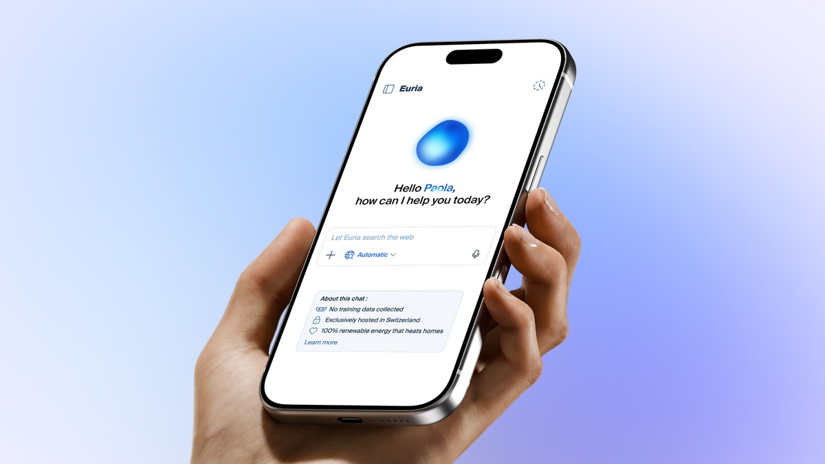 Infomaniak lanciert Euria, eine kostenlose und unabhängige KI, die die Privatsphäre achtet und Wohnungen beheizt - Foto: presseportal.de