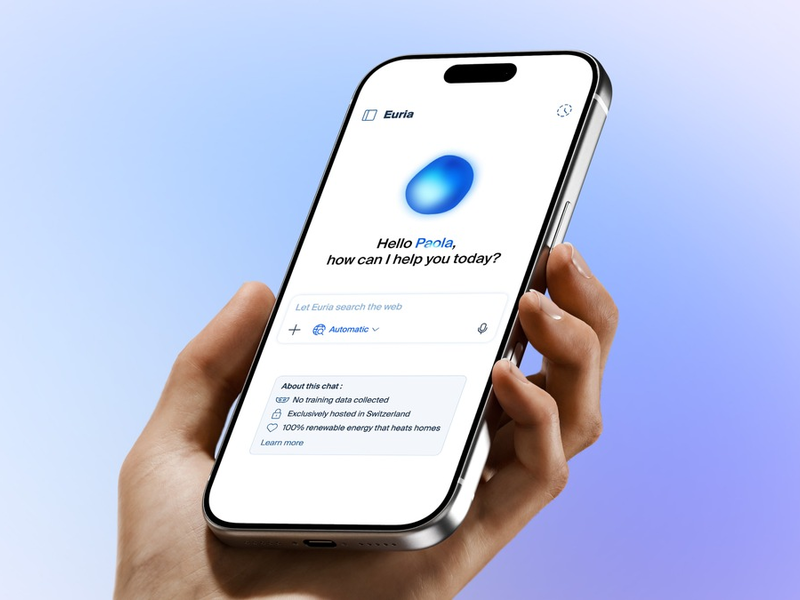 Infomaniak lanciert Euria, eine kostenlose und unabhängige KI, die die Privatsphäre achtet und Wohnungen beheizt - Foto: presseportal.de