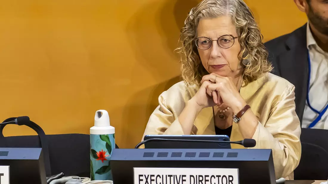 Inger Andersen, Exekutivdirektorin des UN-Umweltprogramms, stellte den globalen Umweltausblick vor. (Archivbild) - Bild: Salvatore Di Nolfi/KEYSTONE/dpa