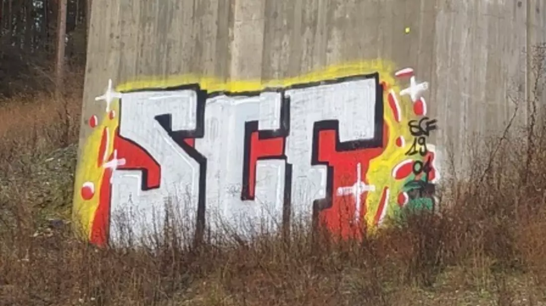POL-PDTR: Sachbeschädigung durch Graffiti - Bild: presseportal.de