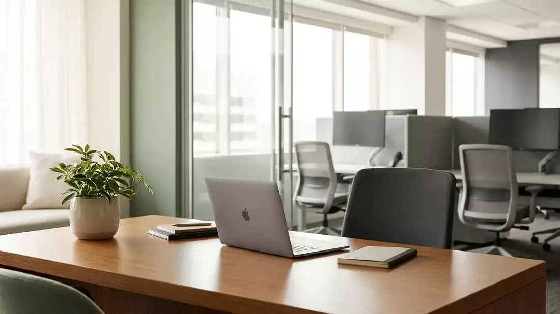 Homeoffice-Studie: 1-2 Bürotage so wertvoll wie 15% mehr Gehalt Illustration mit AI erstellt übermittelt durch boerse-global.de