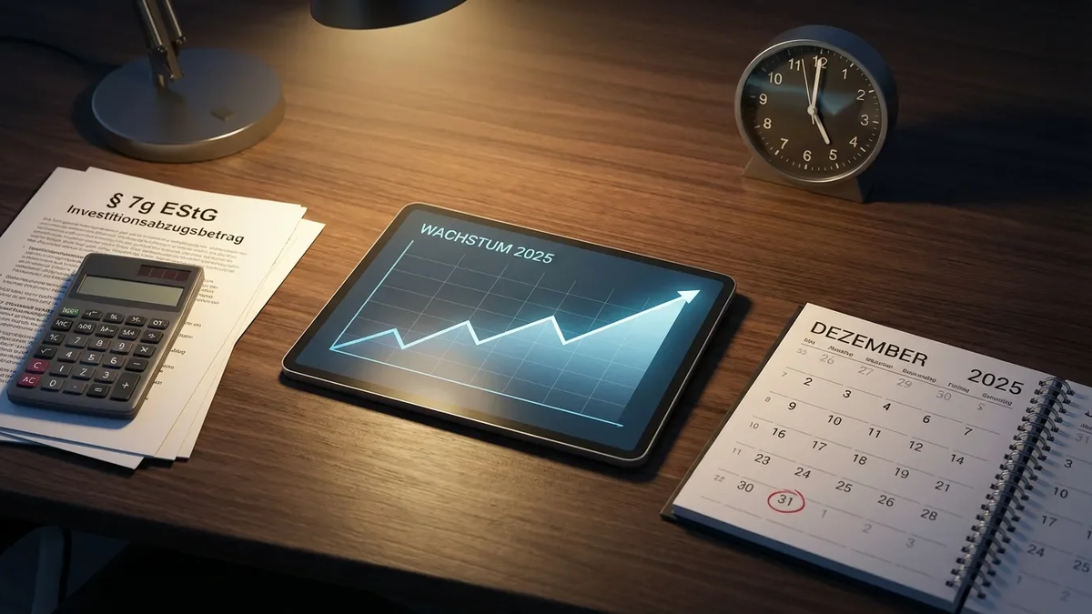 Steuerfalle 2025: Letzte Chance für Investitionsabzugsbetrag - Foto: über boerse-global.de