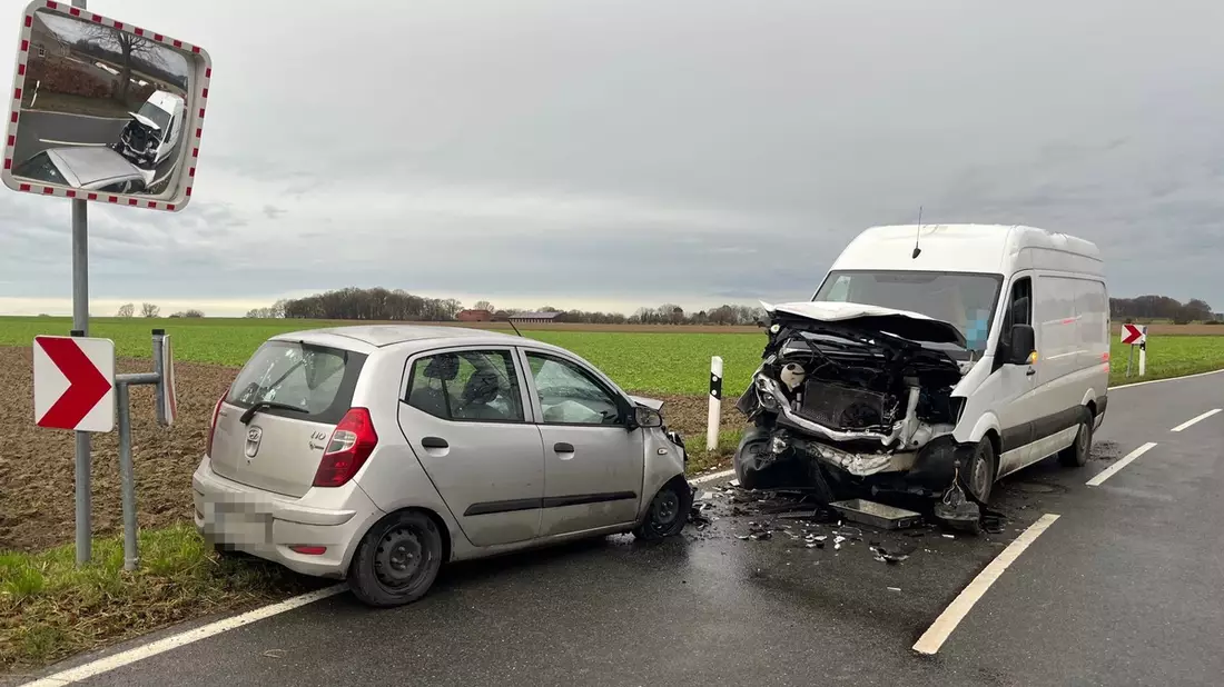 POL-COE: Billerbeck, K38, Esking/ Autos kollidieren - Bild: presseportal.de