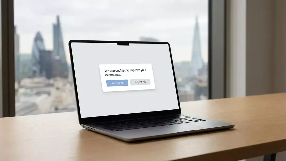 UK-Websites: Durchbruch beim Datenschutz Illustration mit AI erstellt übermittelt durch boerse-global.de