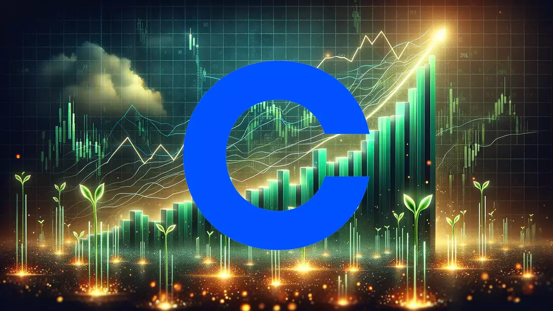 Coinbase: Una Doble Estrategia para Consolidar su Posición Illustration mit AI erstellt übermittelt durch boerse-global.de
