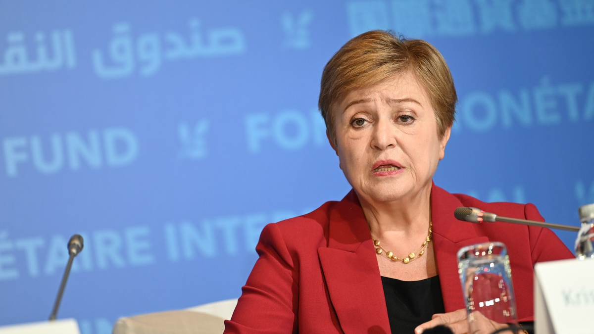 IWF-Chefin Georgiewa forderte die Menschen in China zu mehr Konsum auf.  - Foto: Johannes Neudecker/dpa