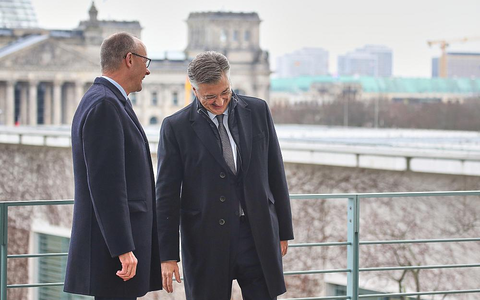 Friedrich Merz und Andrej Plenkovic am 10.12.2025 - Foto: über dts Nachrichtenagentur