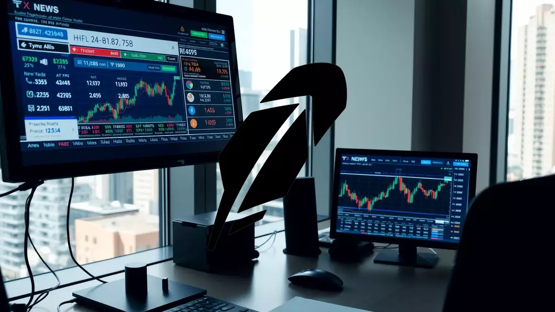 Robinhood: La Encrucijada entre una Expansión Ambitiosa y las Ventas de sus Directivos Illustration mit AI erstellt übermittelt durch boerse-global.de