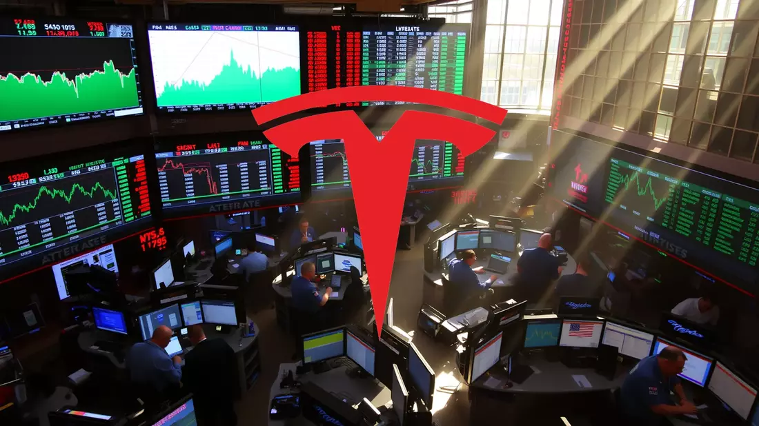 Tesla’s Lofty Valuation Draws Scrutiny as Key Bull Turns Cautious Illustration mit AI erstellt übermittelt durch boerse-global.de