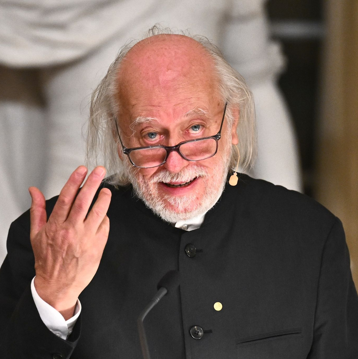 László Krasznahorkai ist der diesjährige Literaturnobelpreisträger. - Foto: Claudio Bresciani/TT News Agency/AP/dpa