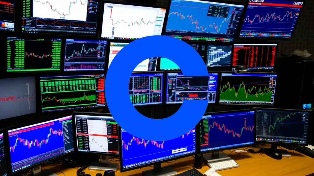 ¿Un punto de inflexión para Coinbase? El mercado de cripto se desapalanca Illustration mit AI erstellt übermittelt durch boerse-global.de