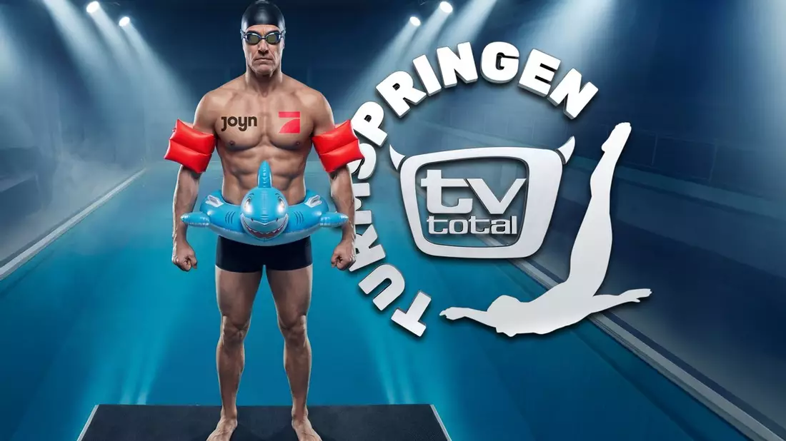 Salto. Schraube. Bauchplatscher. Das TV total Turmspringen kommt am Samstag, 10. Januar auf ProSieben - Bild: Joyn, presseportal.de