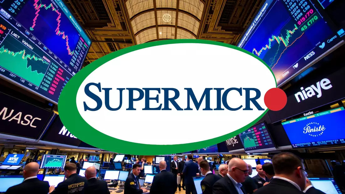 Super Micro Computer Faces Investor Scrutiny After Revenue Forecast Cut Illustration mit AI erstellt übermittelt durch boerse-global.de