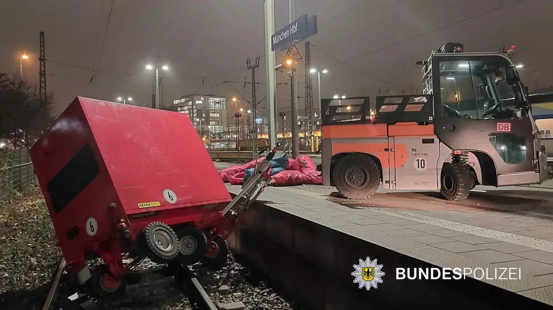 Bundespolizeidirektion München: Unfall am Hauptbahnhof München - Bild: presseportal.de