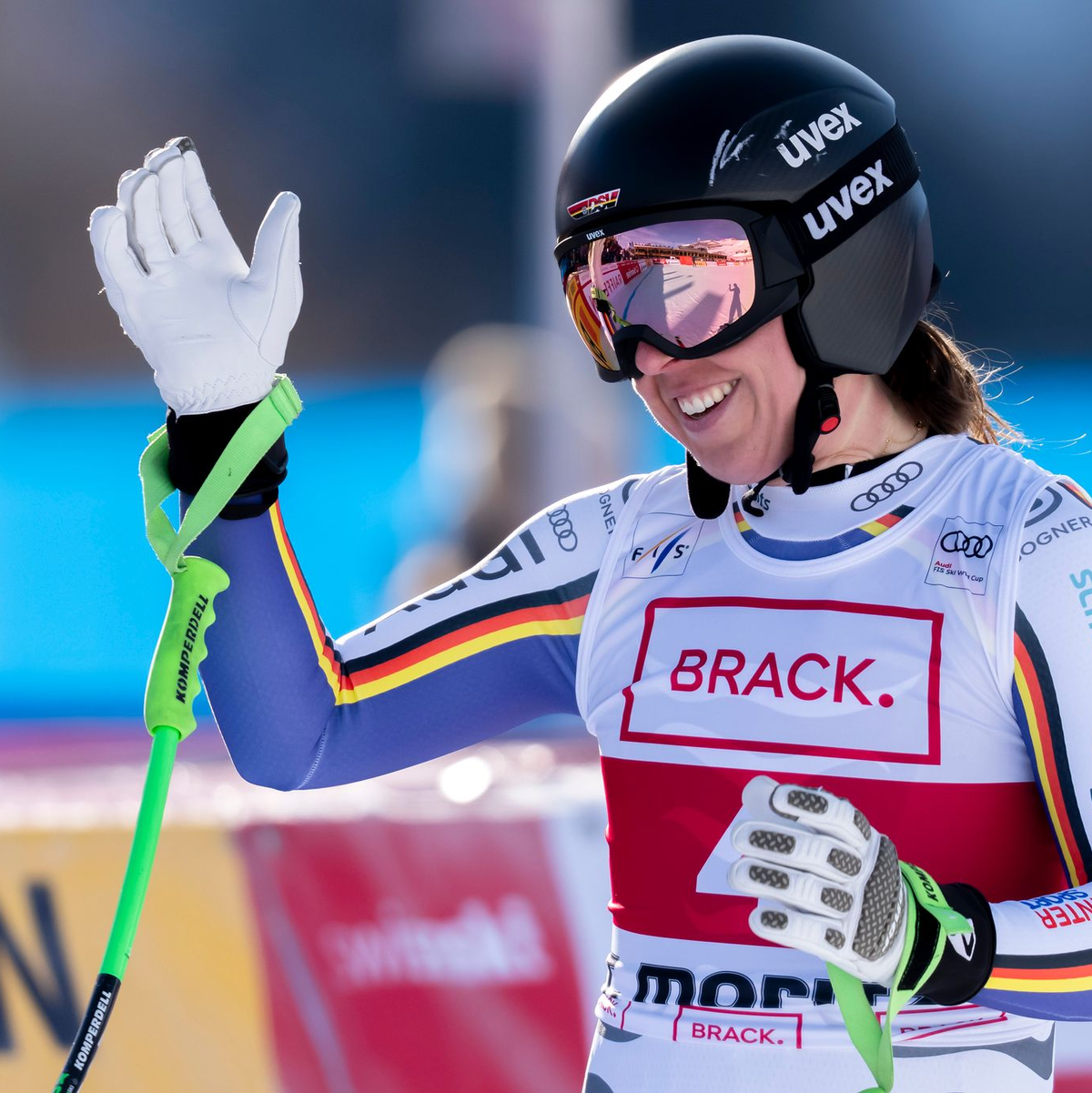 Guter Saisoneinstieg: Die deutsche Hoffnung Kira Weidle-Winkelmann. - Foto: Gabriele Facciotti/AP/dpa