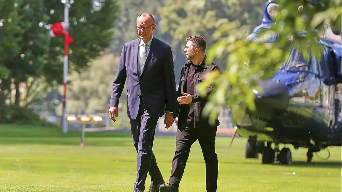 Friedrich Merz und Wolodymyr Selenskyj (Archiv) - Bild: über dts Nachrichtenagentur