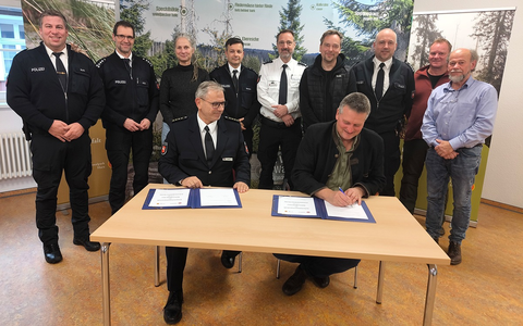 POL-GS: Nationalparkverwaltung Harz und Polizeiinspektion Goslar vereinbaren Sicherheitspartnerschaft - Foto: presseportal.de