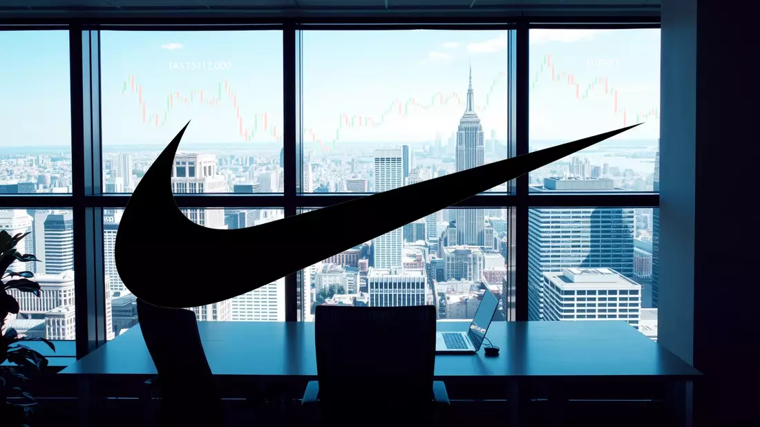 Nike: El Mercado Aguarda un Punto de Inflexión Illustration mit AI erstellt übermittelt durch boerse-global.de