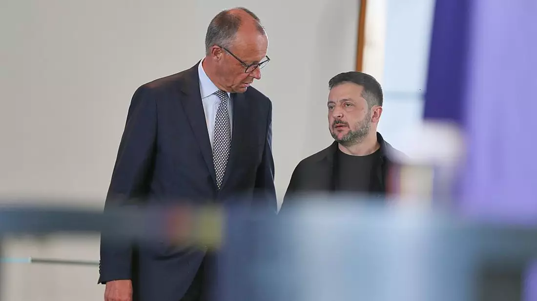 Friedrich Merz und Wolodymyr Selenskyj (Archiv) - Bild: über dts Nachrichtenagentur