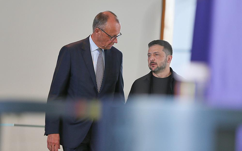 Friedrich Merz und Wolodymyr Selenskyj (Archiv) - Foto: über dts Nachrichtenagentur